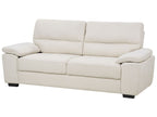 3 Seater Fabric Sofa Light Beige VOGAR