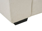 3 Seater Fabric Sofa Light Beige VOGAR
