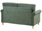 2 Seater Jumbo Cord Sofa Dark Green RONNEBY