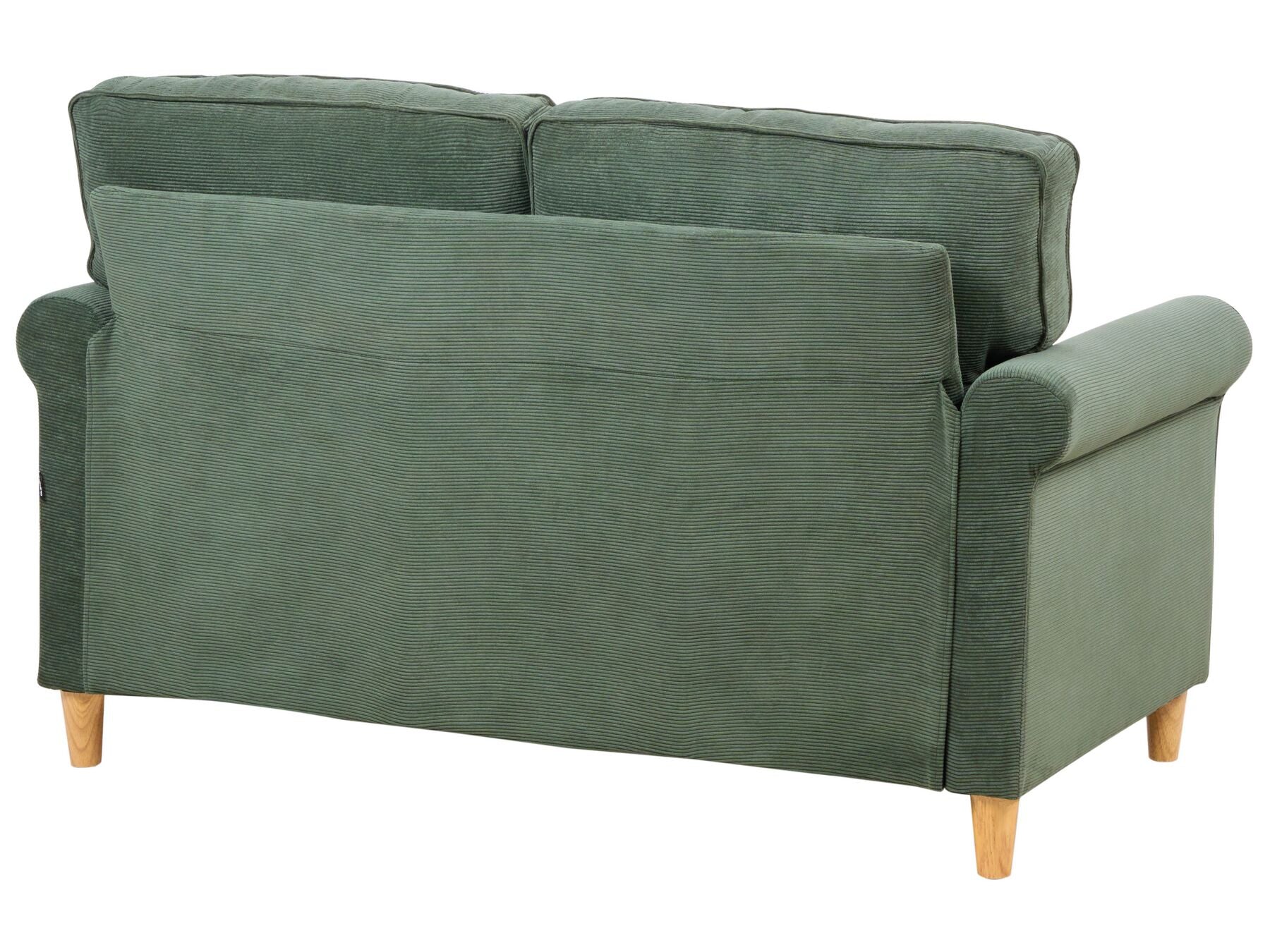 2 Seater Jumbo Cord Sofa Dark Green RONNEBY