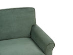 2 Seater Jumbo Cord Sofa Dark Green RONNEBY