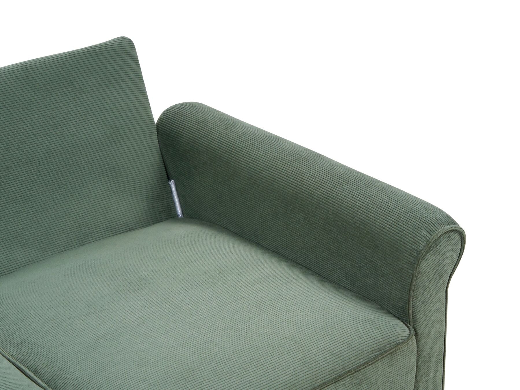 2 Seater Jumbo Cord Sofa Dark Green RONNEBY