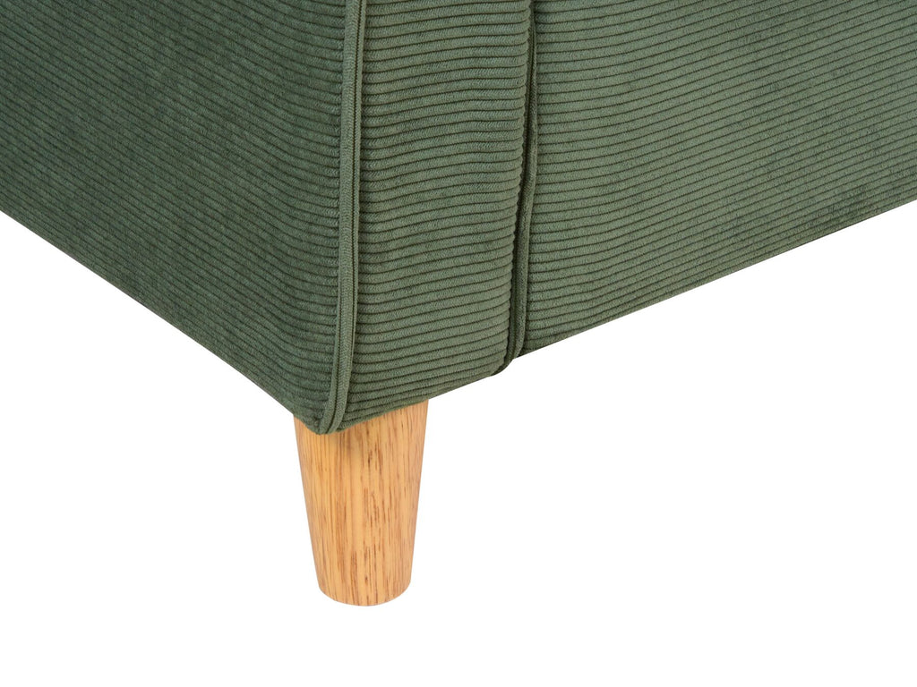2 Seater Jumbo Cord Sofa Dark Green RONNEBY