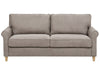 3 Seater Fabric Sofa Light Brown