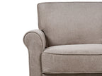 3 Seater Fabric Sofa Light Brown RONNEBY