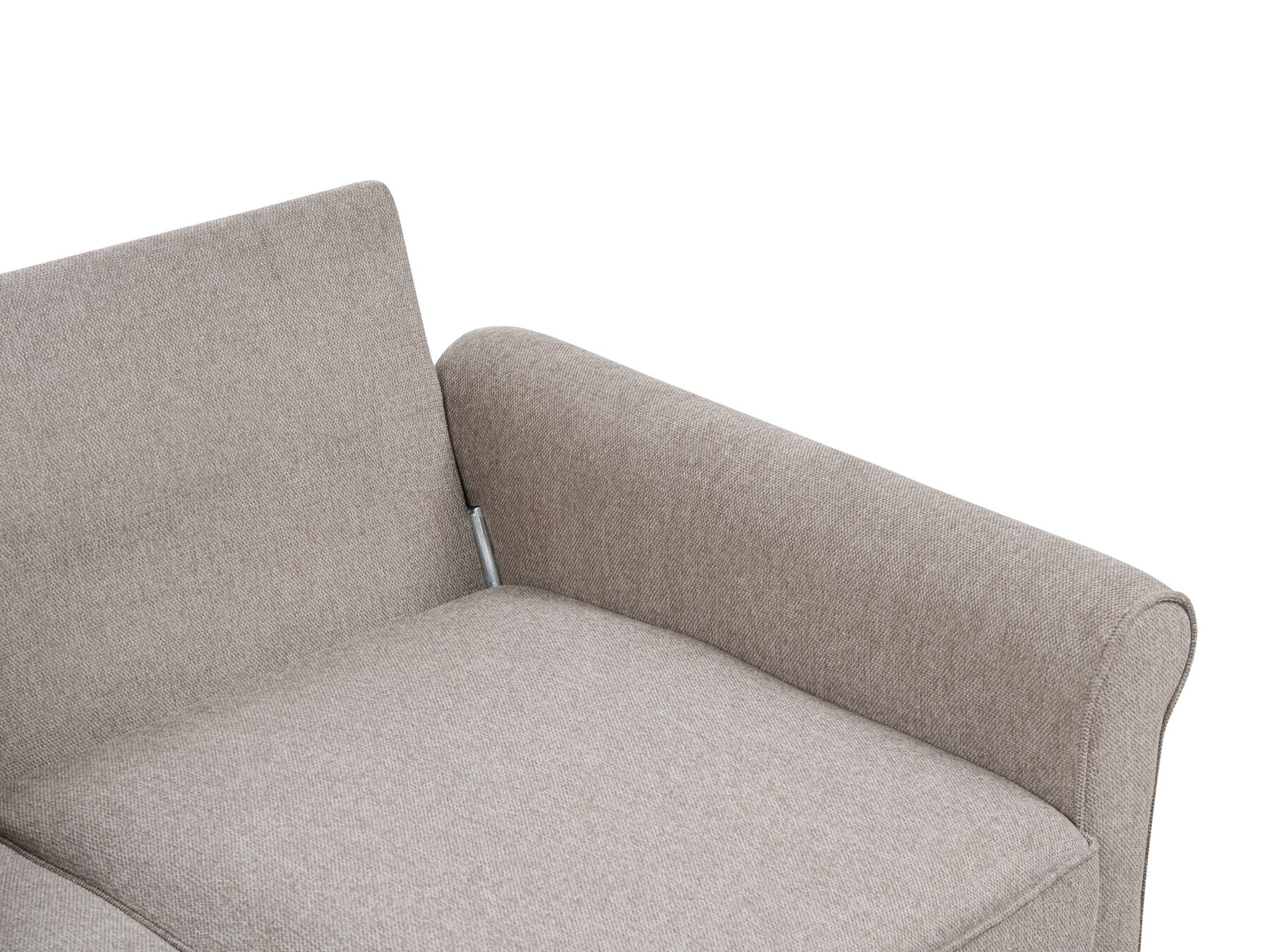 3 Seater Fabric Sofa Light Brown RONNEBY