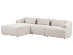 Right Hand Fabric Corner Sofa Beige SVANSELE