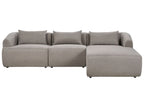 Corner Sofa SVANSELE Fabric Taupe 3 Seater Left Hand