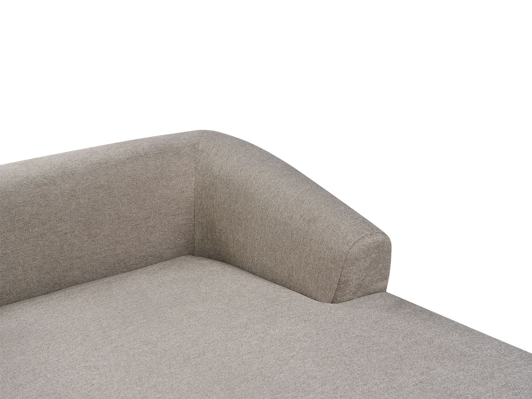 Right Hand Fabric Corner Sofa Taupe SVANSELE