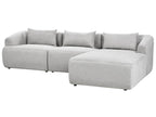 Corner Sofa SVANSELE Fabric Grey 3 Seater Left Hand