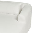 Right Hand Boucle Corner Sofa White SVANSELE