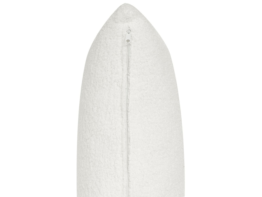 Right Hand Boucle Corner Sofa White SVANSELE
