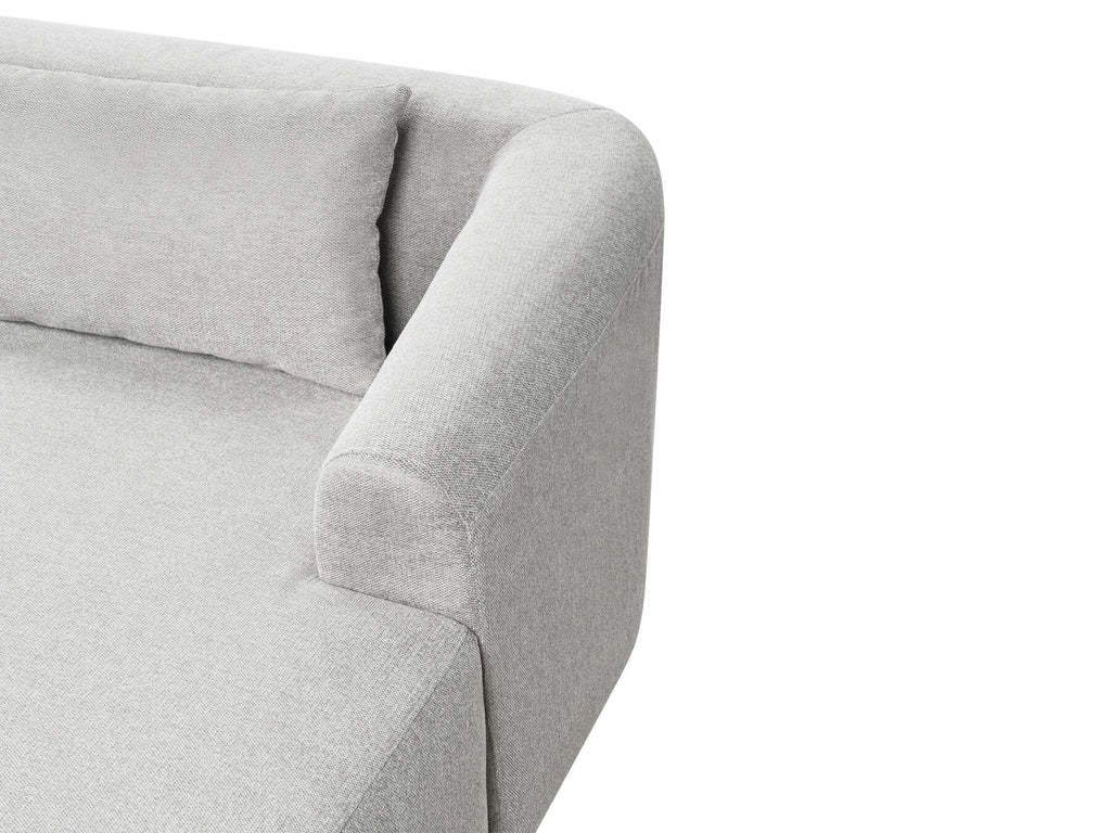 Right Hand Fabric Corner Sofa Grey SVANSELE
