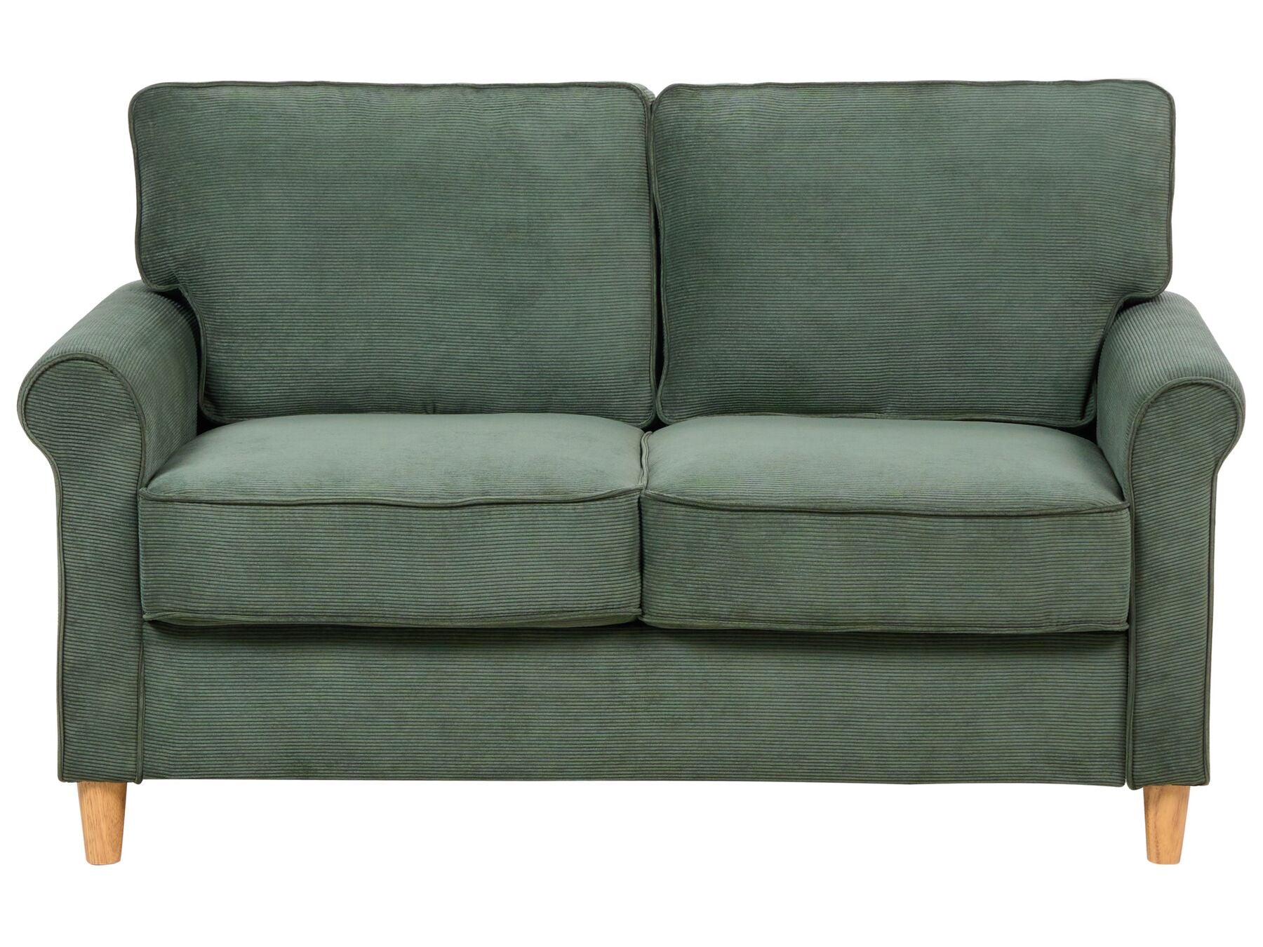 2 Seater Jumbo Cord Sofa Dark Green RONNEBY