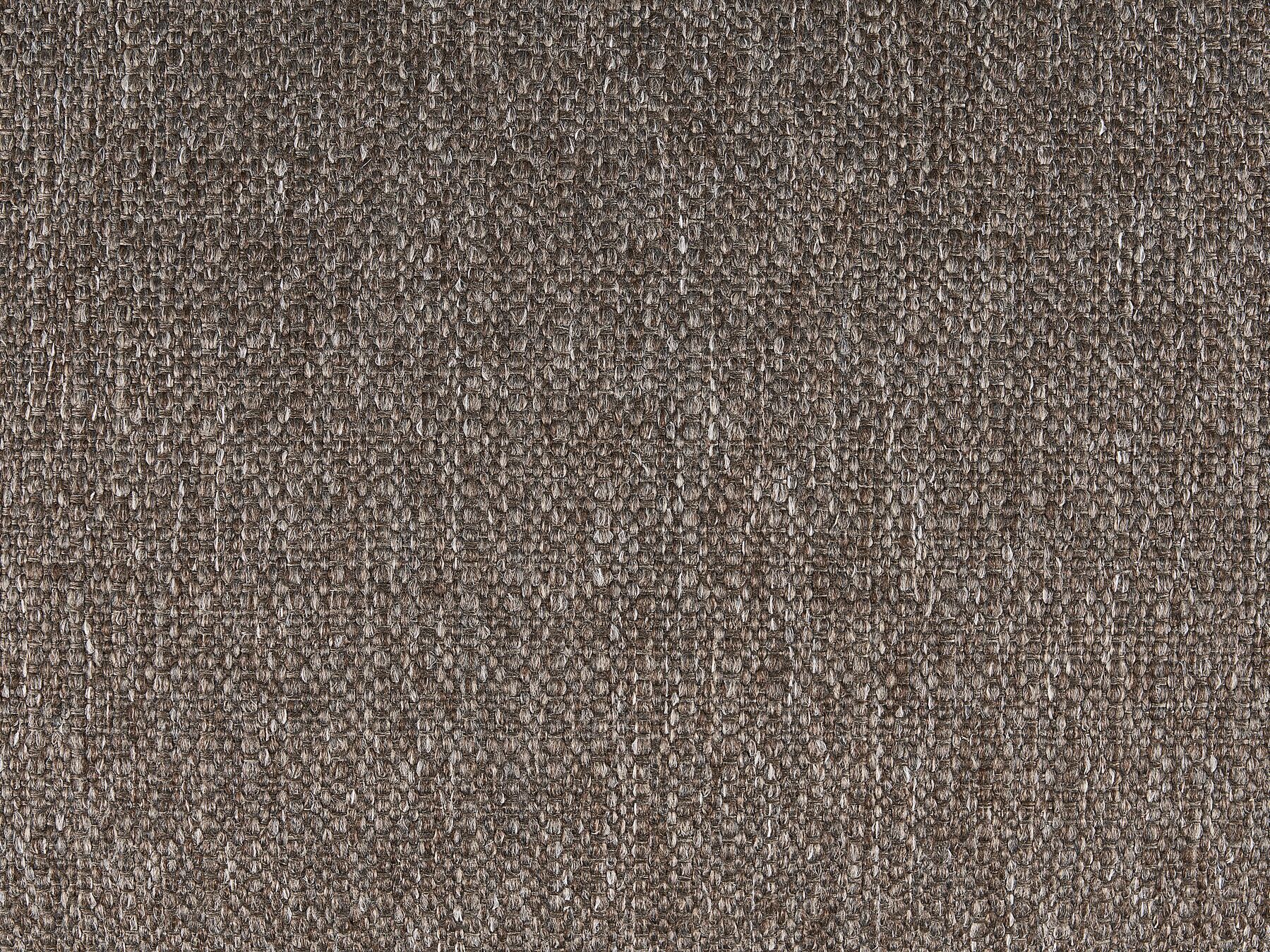 Left Hand Fabric Corner Sofa Brown MARIFERD