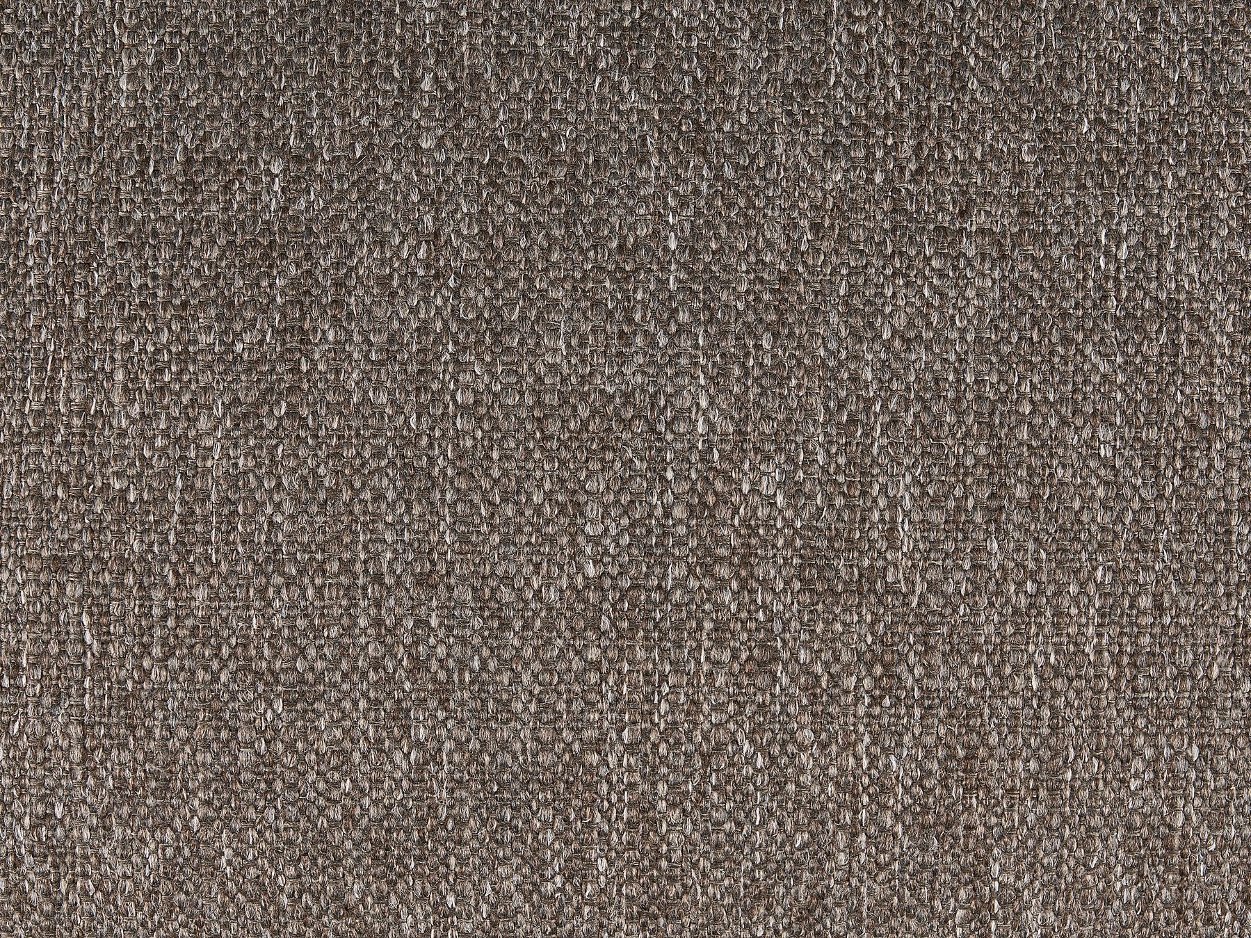 Corner Sofa MARIFERD Fabric Brown 3 Seater Right Hand
