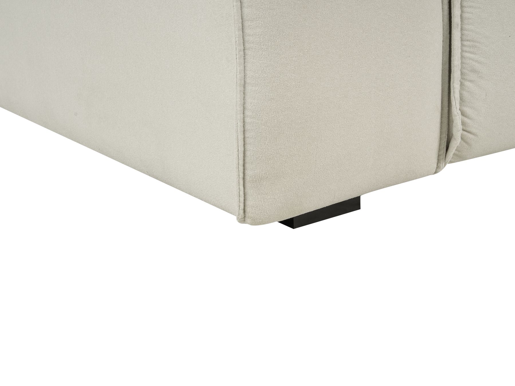 3 Seater Velvet Sofa Off-White VISKAN