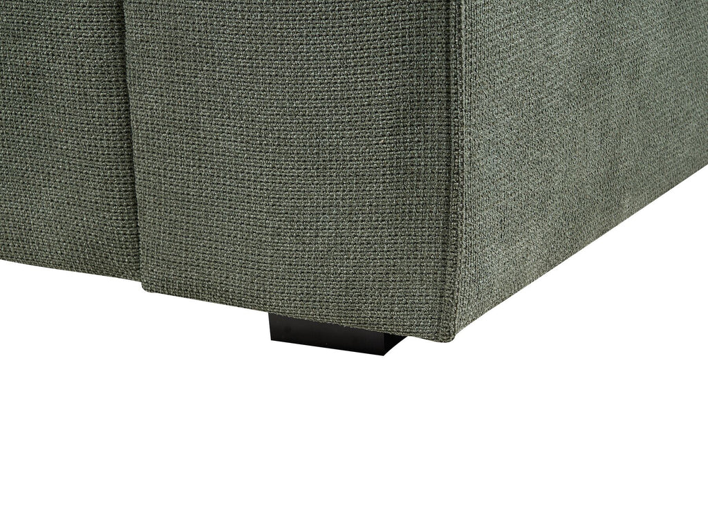 3 Seater Chenille Sofa Green VISKAN