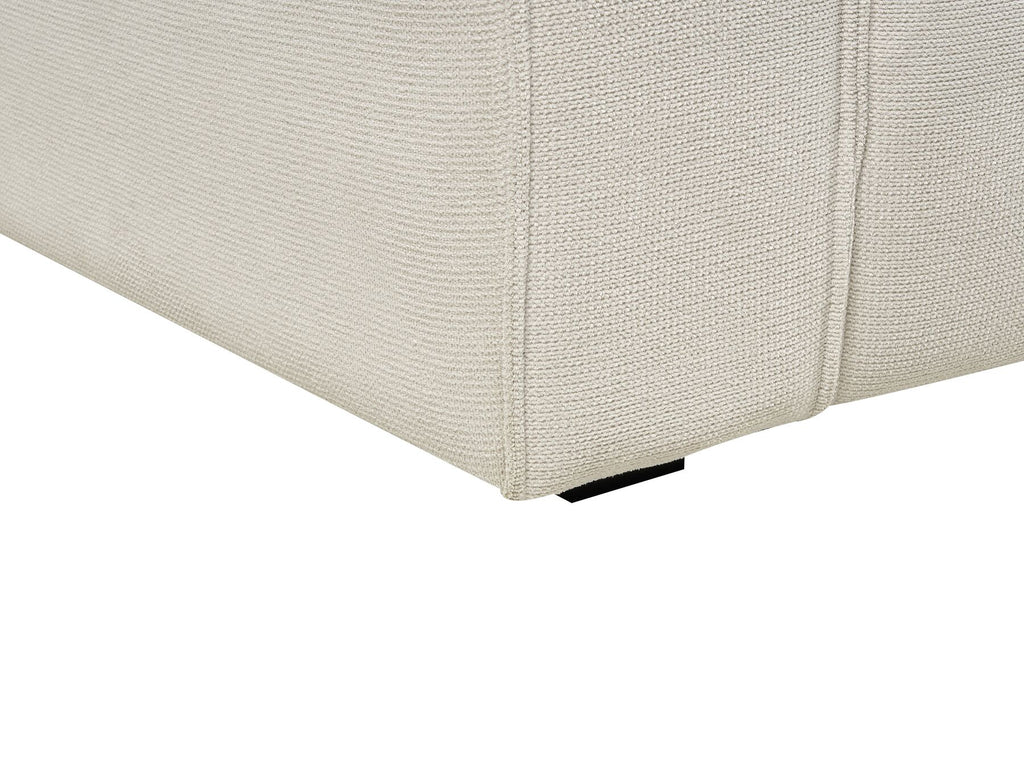3 Seater Chenille Sofa Off-White VISKAN