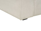 3 Seater Chenille Sofa Off-White VISKAN