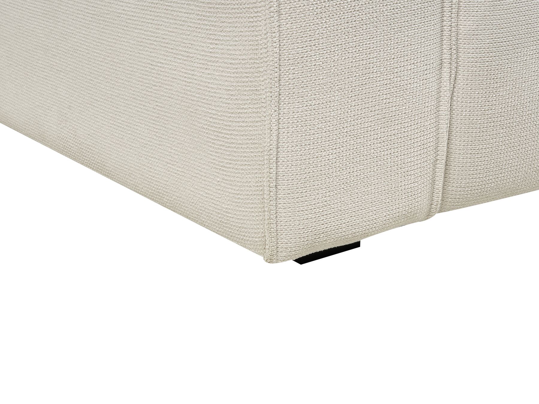 3 Seater Chenille Sofa Off-White VISKAN