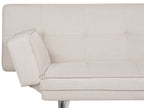 Sofa Bed BRISTOL Fabric Beige 3 Seater
