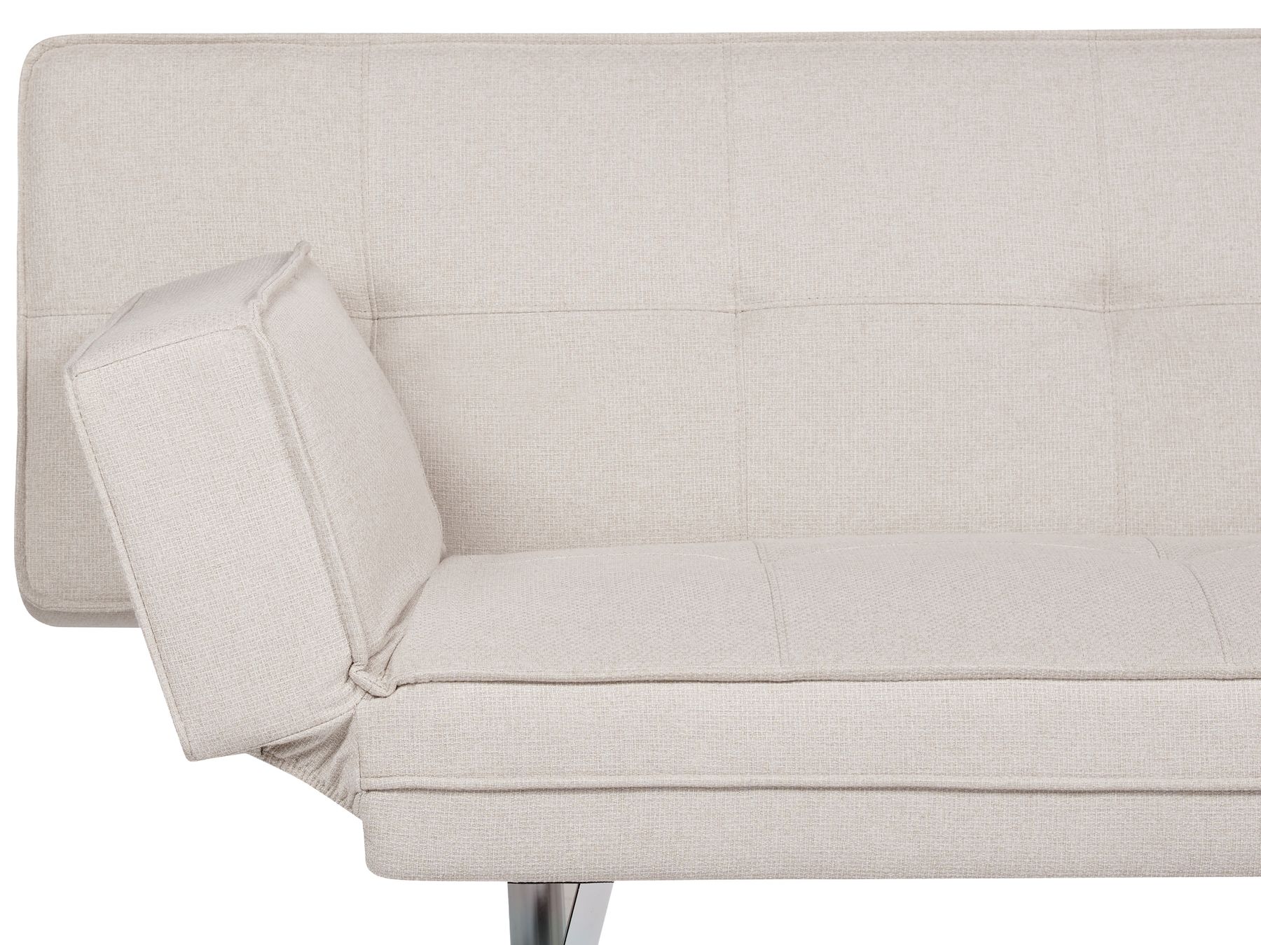 Sofa Bed BRISTOL Fabric Beige 3 Seater