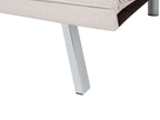 Sofa Bed BRISTOL Fabric Beige 3 Seater