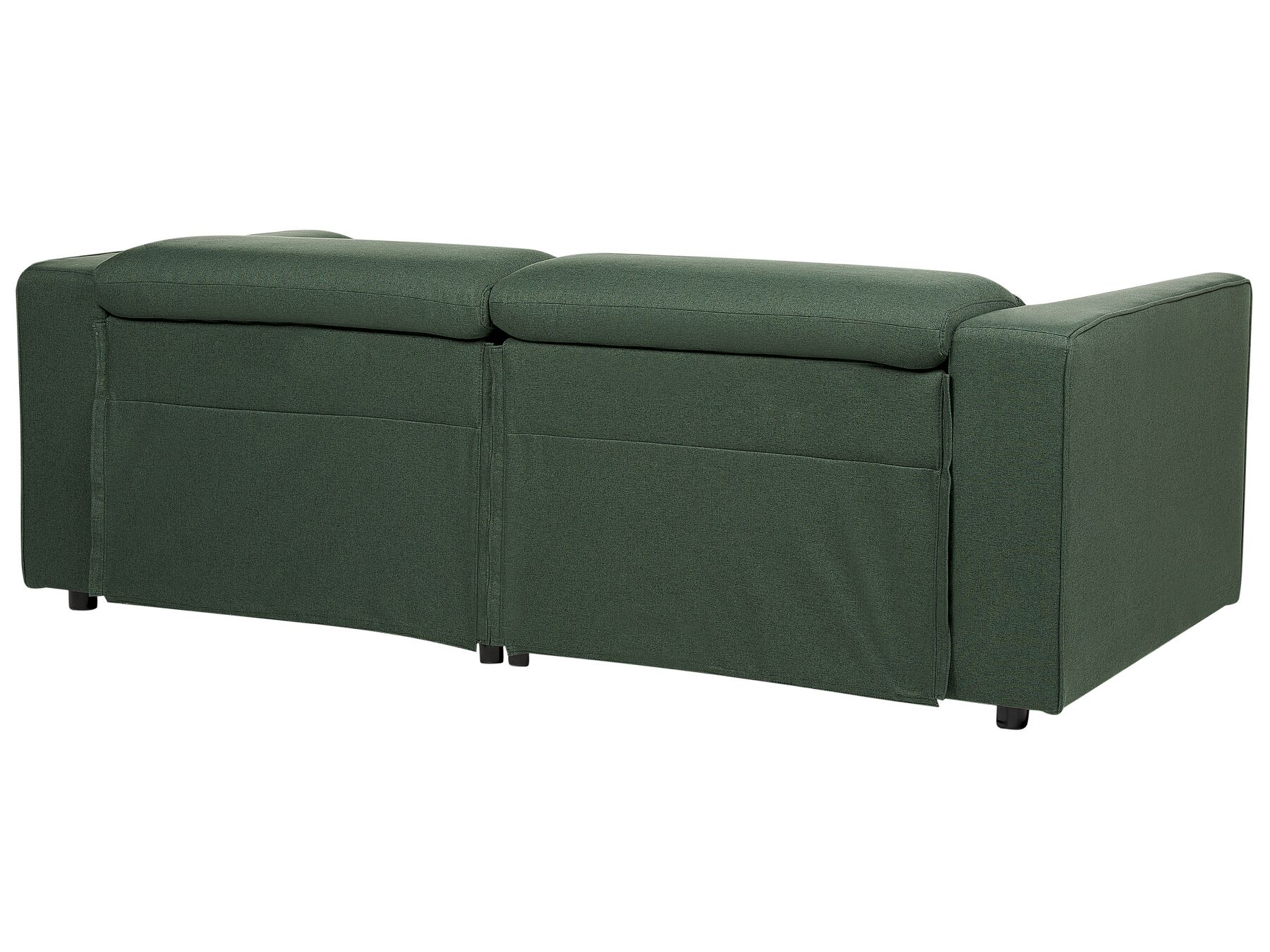 Fabric Electric Recliner Sofa with USB Port Green ULVEN