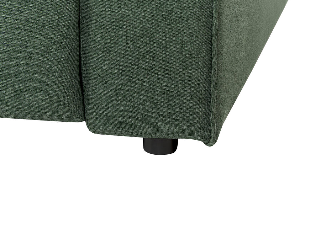 Fabric Electric Recliner Sofa with USB Port Green ULVEN