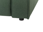 Fabric Electric Recliner Sofa with USB Port Green ULVEN