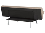 Sofa Bed BRISTOL Fabric Brown 3 Seater