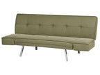Sofa Bed BRISTOL Fabric Olive Green 3 Seater