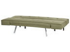 Sofa Bed BRISTOL Fabric Olive Green 3 Seater