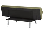 Sofa Bed BRISTOL Fabric Olive Green 3 Seater