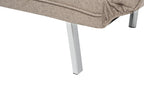 Sofa Bed BRISTOL Fabric Brown 3 Seater