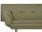 Sofa Bed BRISTOL Fabric Olive Green 3 Seater