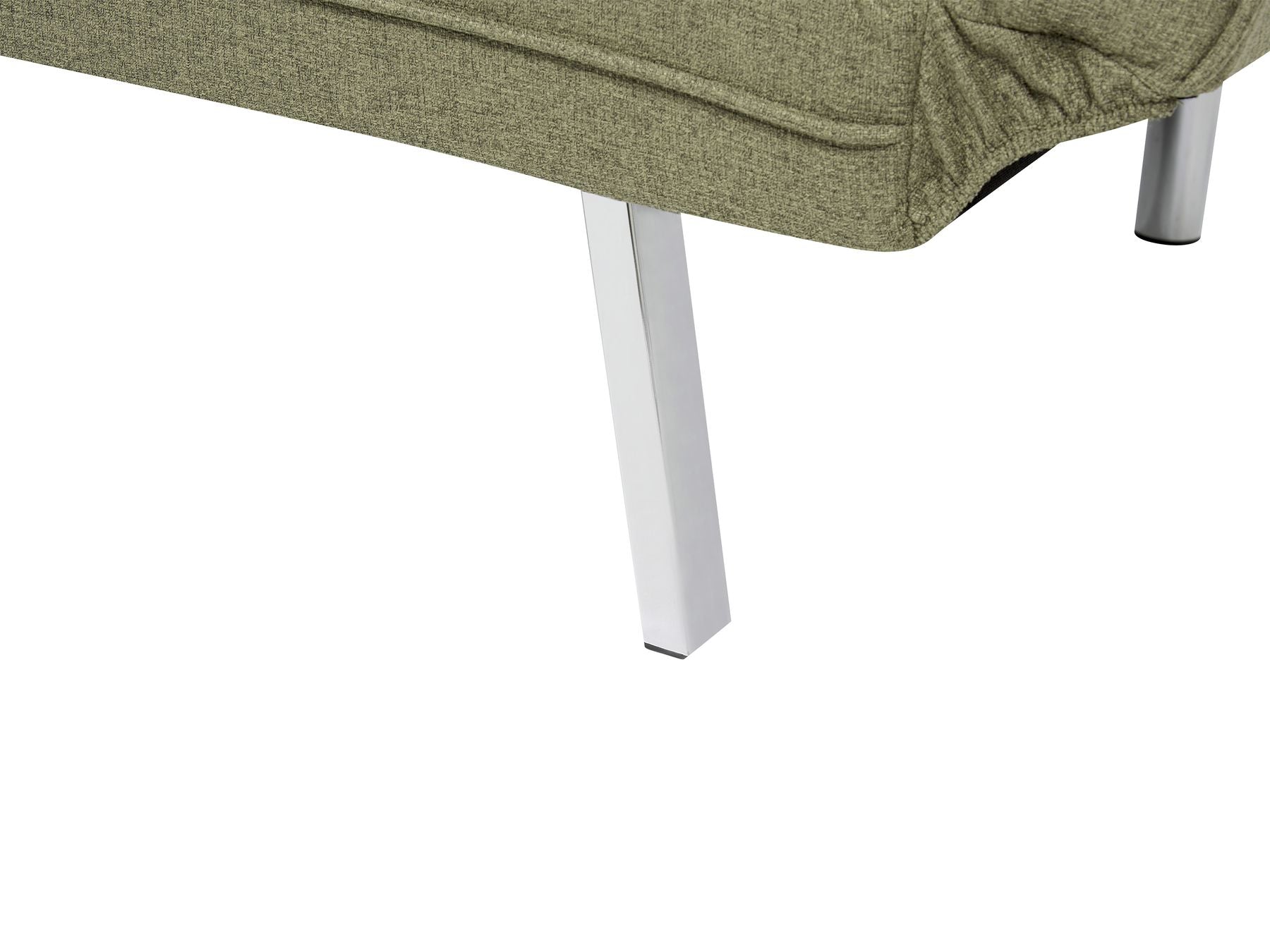 Sofa Bed BRISTOL Fabric Olive Green 3 Seater