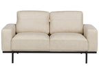 2 Seater Fabric Sofa Cream Beige SOVIK