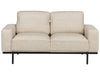 2 Seater Fabric Sofa Cream Beige