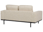 2 Seater Fabric Sofa Cream Beige SOVIK