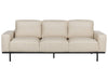 3 Seater Fabric Sofa Cream Beige