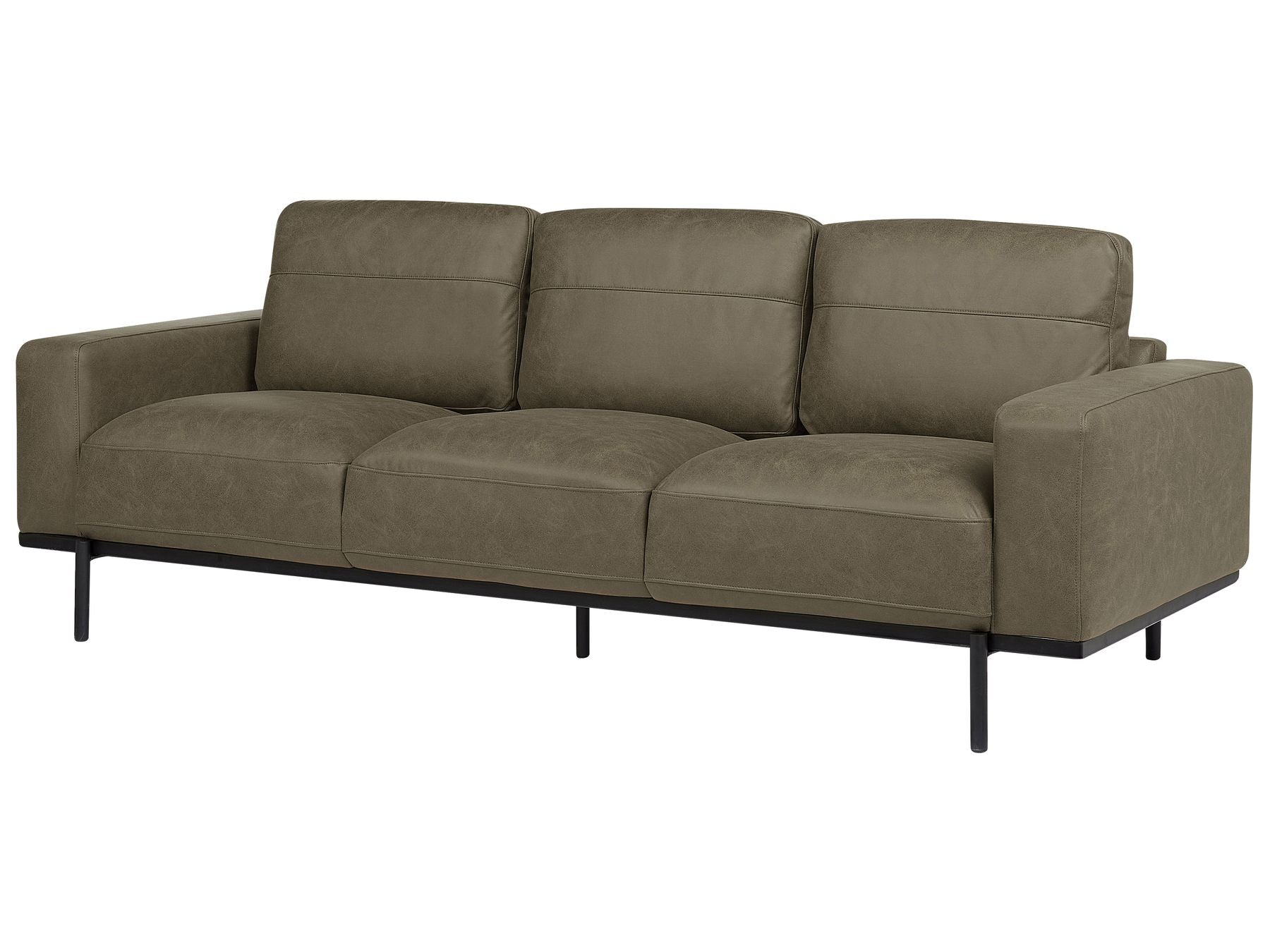 3 Seater Fabric Sofa Green SOVIK