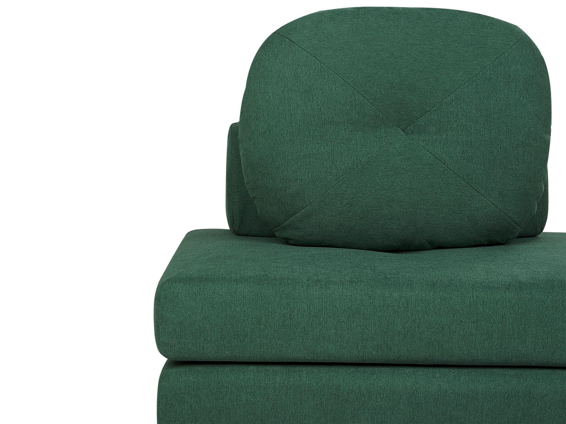 Single Sofa Bed OLDEN Fabric Dark Green