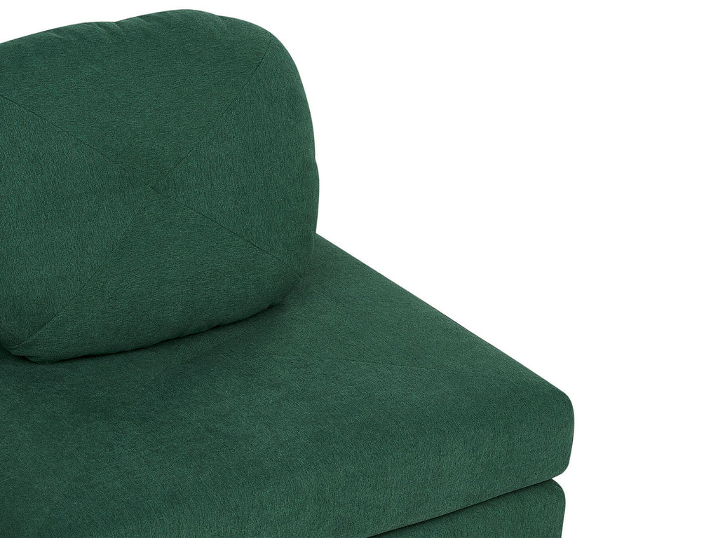 Single Sofa Bed OLDEN Fabric Dark Green