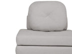 Single Sofa Bed OLDEN Fabric Light Grey