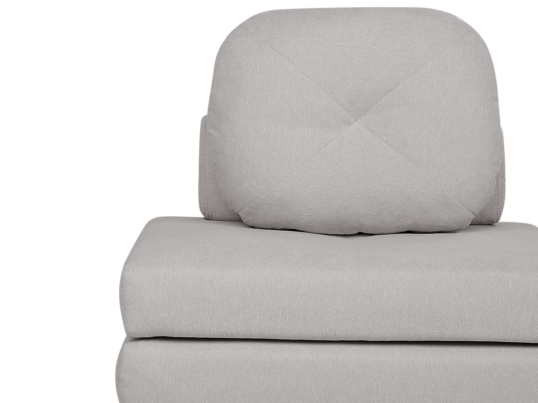 Single Sofa Bed OLDEN Fabric Light Grey
