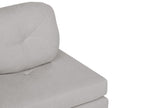 Single Sofa Bed OLDEN Fabric Light Grey