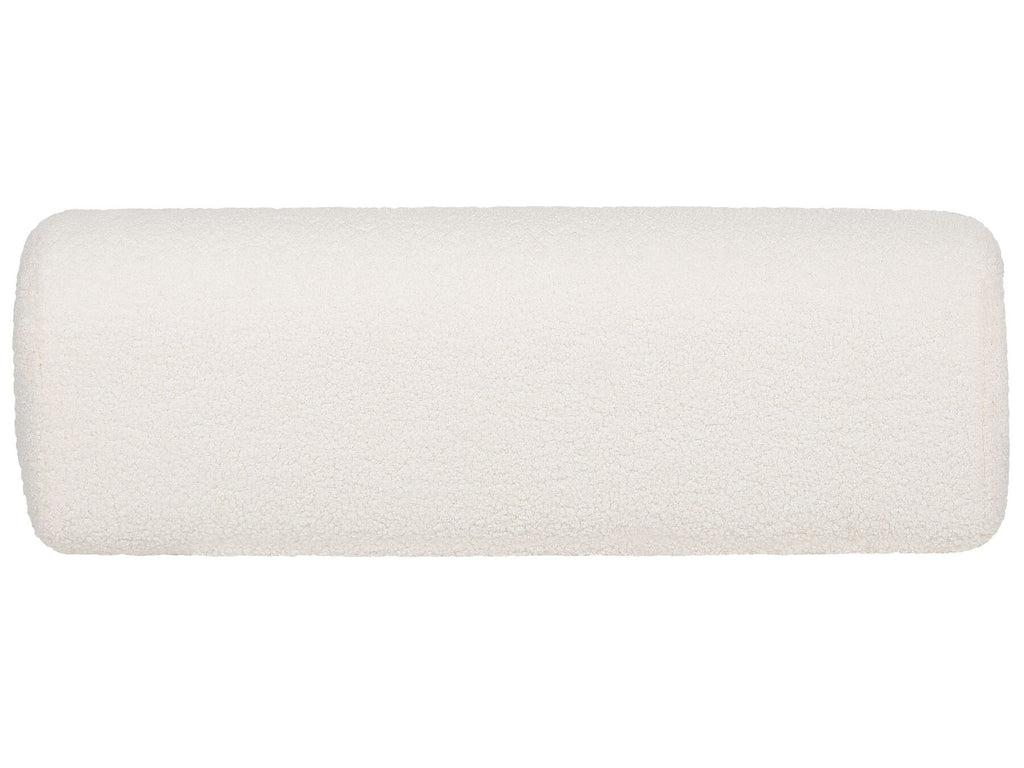 Single Sofa Bed OLDEN Boucle White