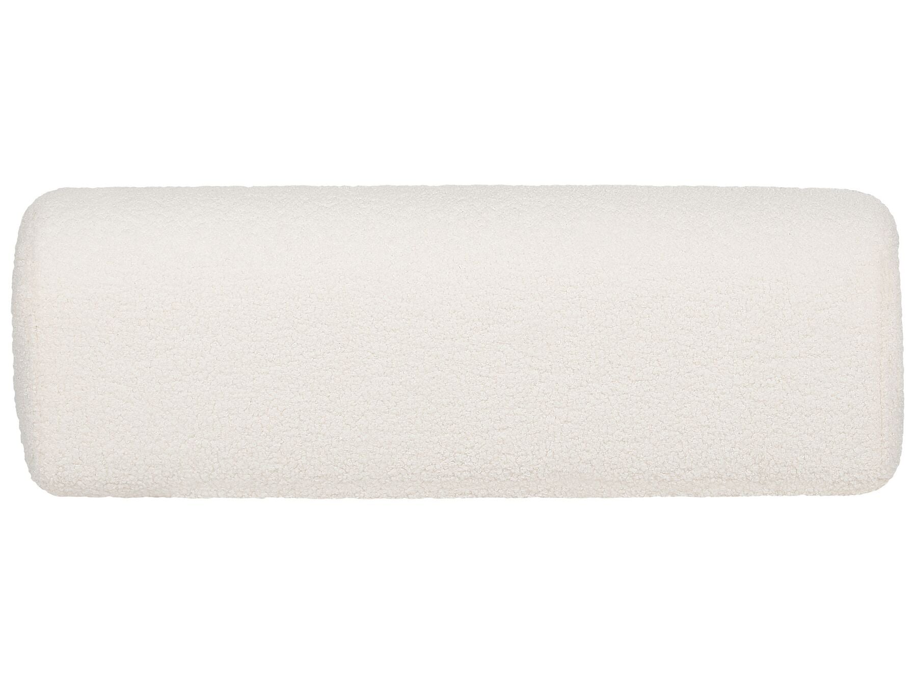 Single Sofa Bed OLDEN Boucle White